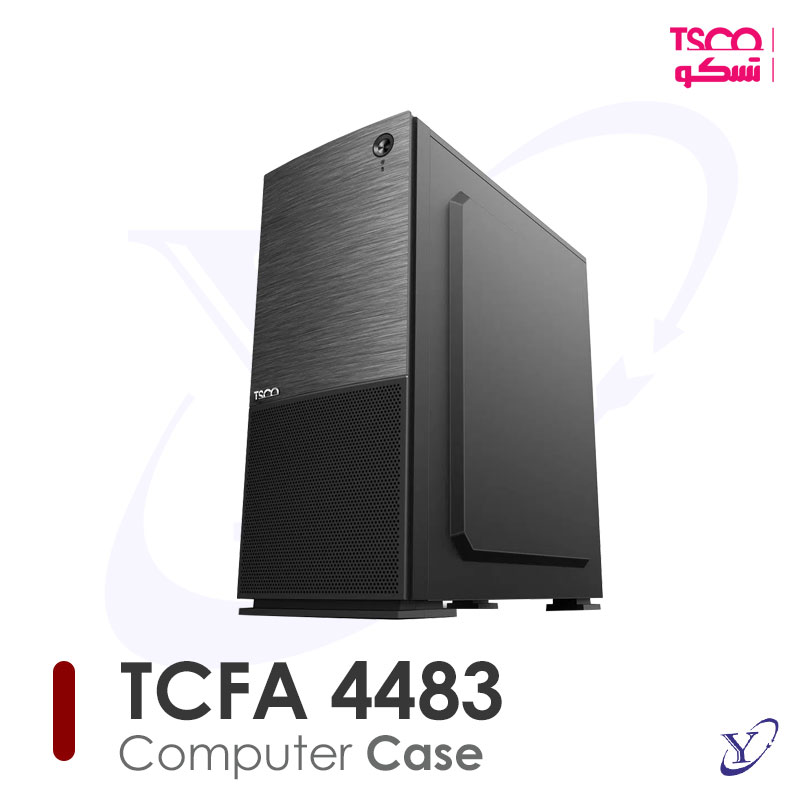 01-4483 کیس کامپیوتر تسکو TC 4483 Mid Tower نمای روبرو