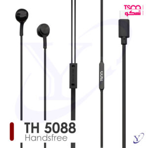 هندزفری باسیم تسکو TH 5088 با کانکتور Type-C نمای کامل
