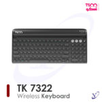کیبورد بی‌سیم تسکو مدل TK 7322