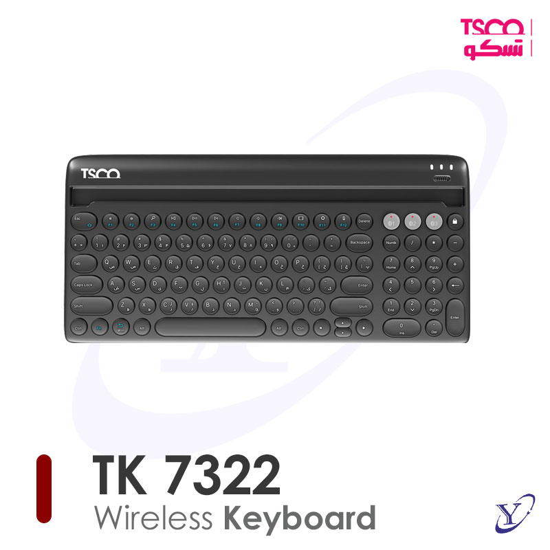 01-7322 کیبورد بیسیم تسکو مدل TK 7322 - Image 1