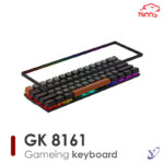 طراحی کامپکت و مینیمال کیبورد گیمینگ تسکو GK 8161