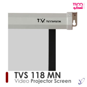گوی کششی و مکانیزم دستی پرده نمایش ویدئو پروژکتور TVS 118 MN