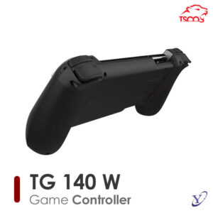 نمای پشت گیم پد شفاف تسکو TG 140W در دست