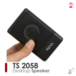 اسپیکر دسکتاپ تسکو TS 2058 با بدنه ترکیبی پلاستیک و فلز