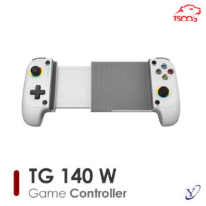 خوش دستی و ارگونومی گیم پد شفاف تسکو TG 140W در دست