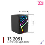 کابل USB و جک AUX اسپیکر تسکو TS 2051