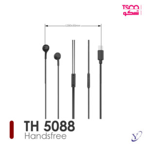 نمای نزدیک کانکتور Type-C و ماژول کنترل هندزفری تسکو مدل TH 5088