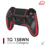 گیم پد بی سیم تسکو TG 158WN با بدنه شفاف و نور LED داخلی